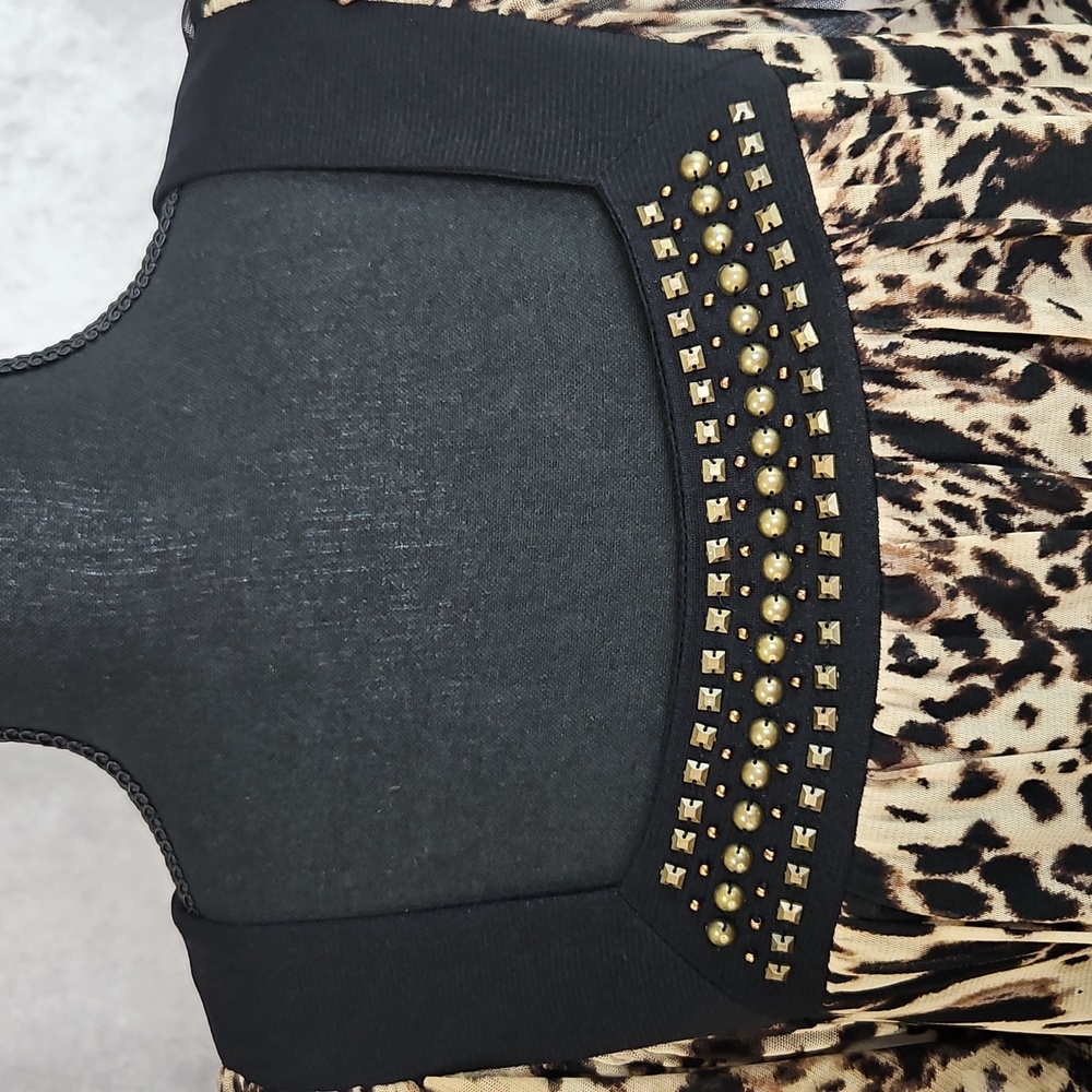Apt. 9 Plus Size Animal Print Layered Blouse Size 2X - Picture 12 of 13